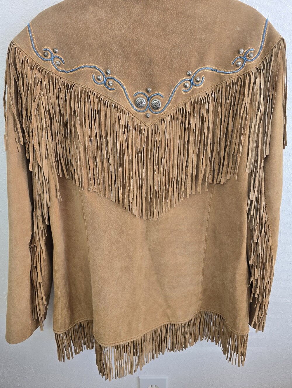 Cripple Creek 100% Leather Suede Fringe Western Jacket XXL - Picture 8 of 11